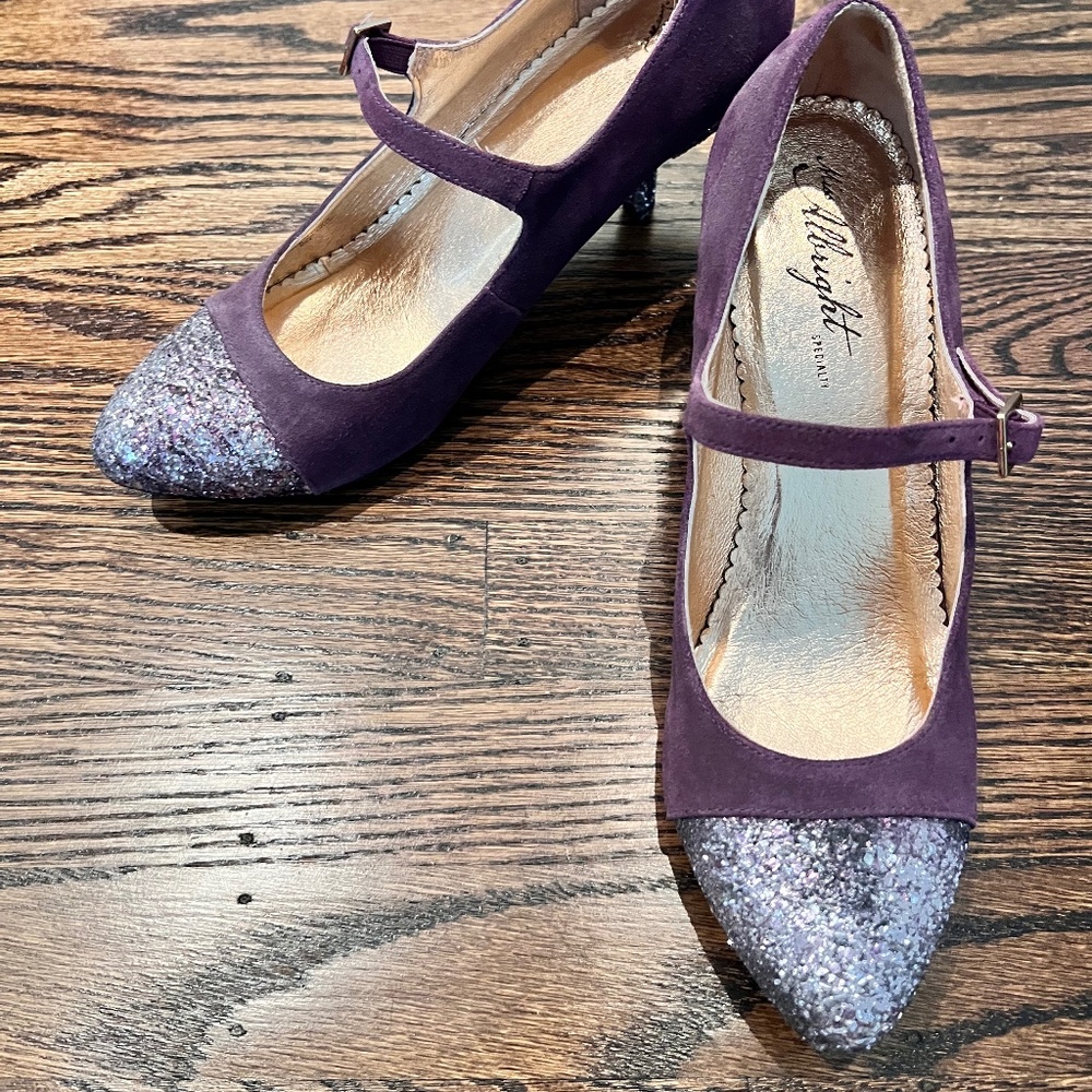 Suede Kitten Heels, 39 Like New